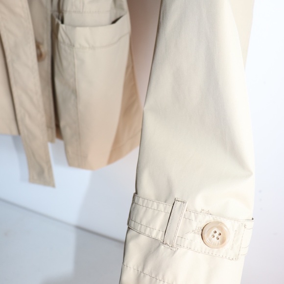 GIACCA Trentch Beige Short  Jacket - Picture 7 of 8